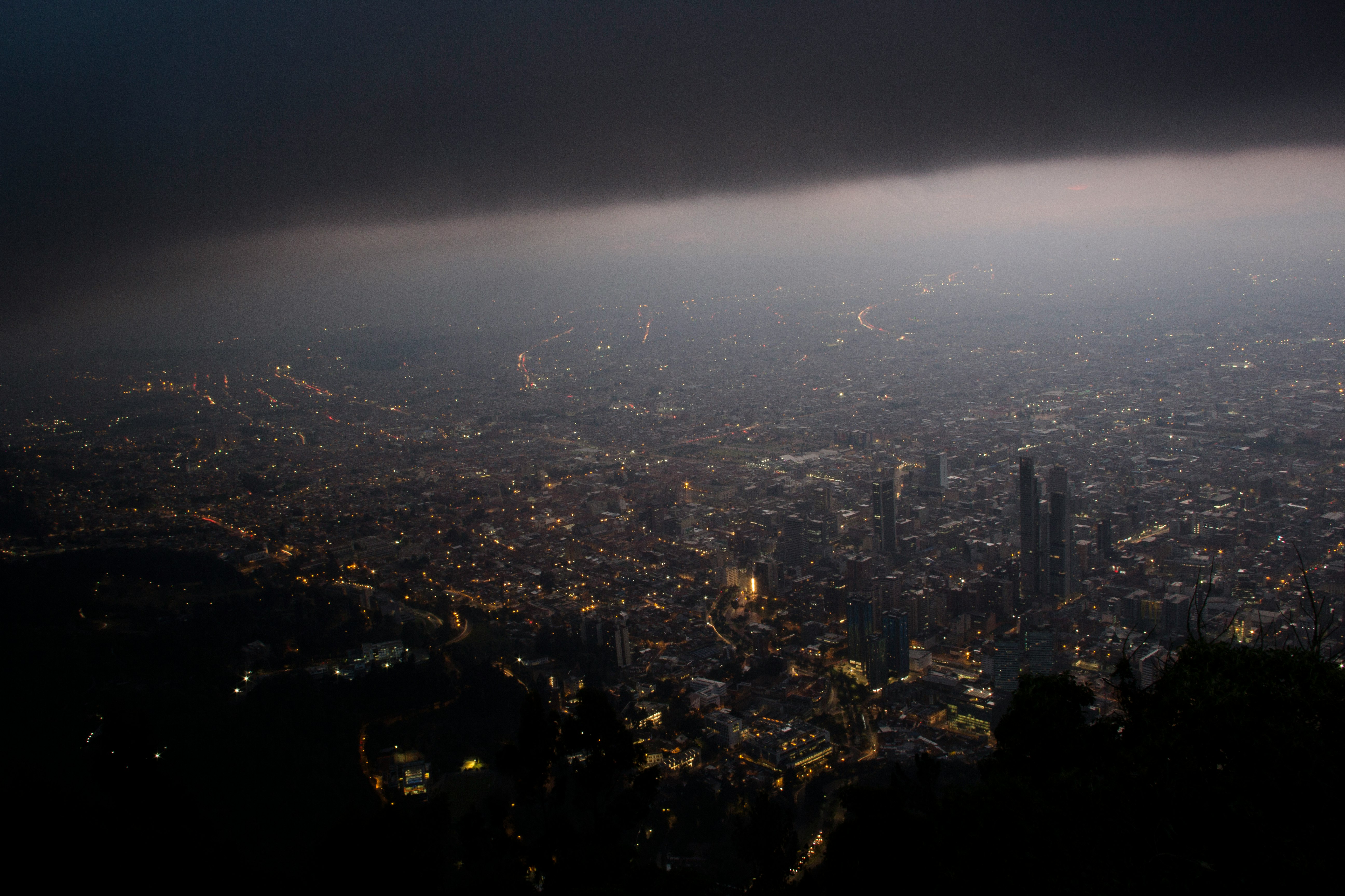 aerial photography of city skyline